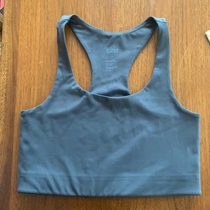 Girlfriend Collective gray Paloma sports bra
